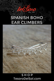 Spanish Boho Ear Climbers
