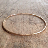 Gold Tree Bark<br>Bangle Bracelet