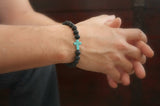 Men's Turquoise Cross Bracelet
