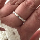 Sterling Silver Pebble Ring
