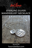 Sterling Silver Wanderlust Necklace