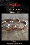 TriColor Ring Set
