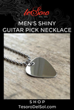 Men's Boho Guitar Pick Necklace