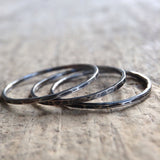 Set of 3 Antique Silver Rings