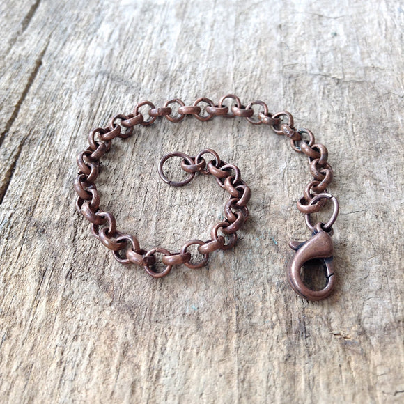 Antique Copper Chain Necklace Extender