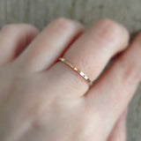 Gold Square Ring