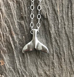 Sterling Silver Whale Tail Necklace